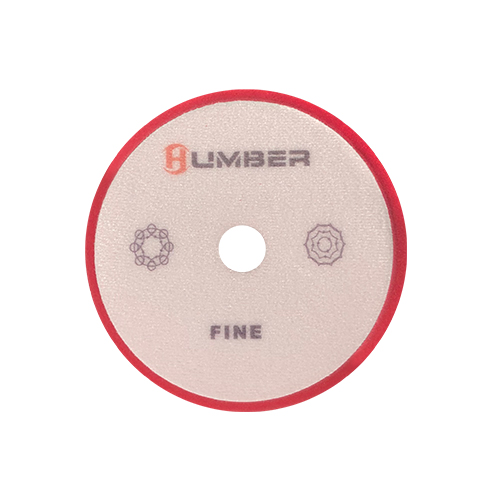 پد پوليش نرم دوكاره 150 ميلی متر قرمز هامبر مدل Humber Dual Action Fine Red Finishing Foam Pad 6 inch
