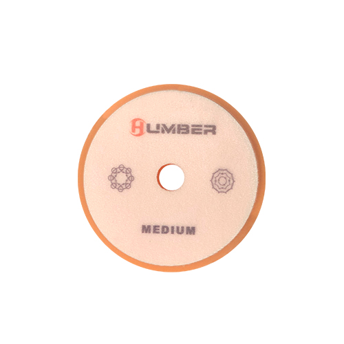 پد پوليش متوسط دوكاره 130 ميلی متر نارنجی هامبر مدل Humber Dual Action Medium Orange Polishing Foam Pad 5 inch